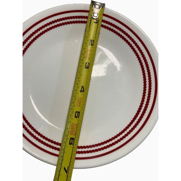 Corelle Bread Butter Plates Set Of 4 Ruby Red Made In USA - Picture 8 of 9